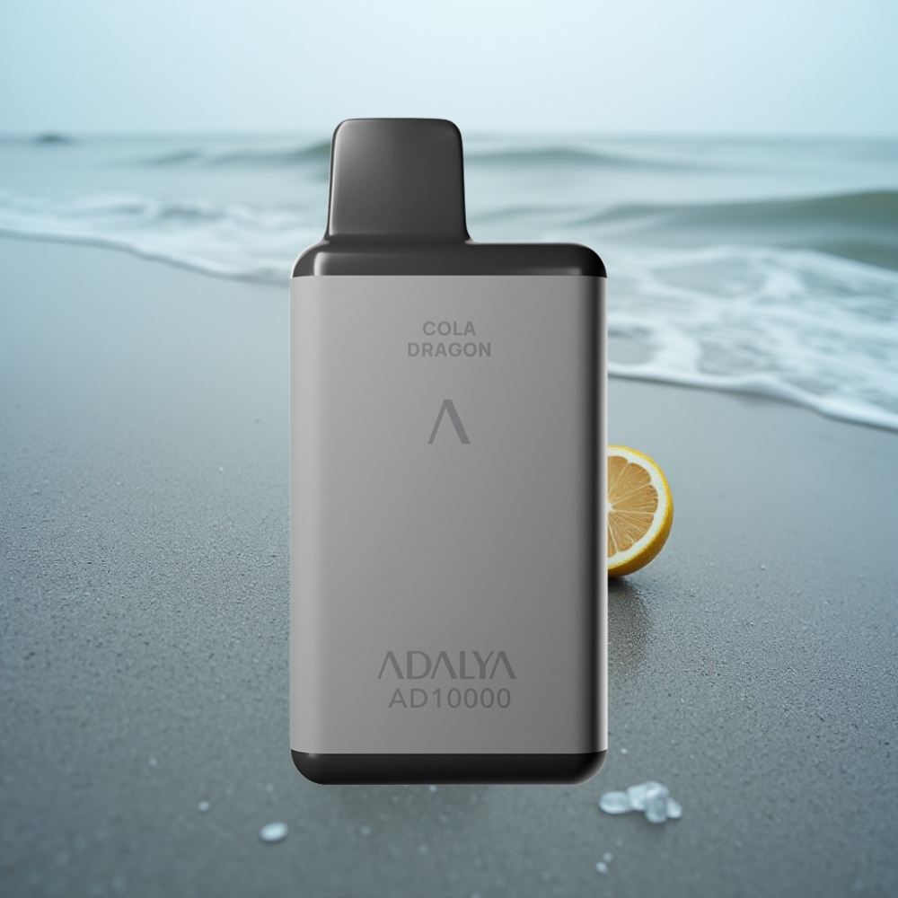 Adalya AD 10000 Puffs Jednorazowy E-papieros Lodowy Błękit z USB-C 14 ml 2 nikotyny