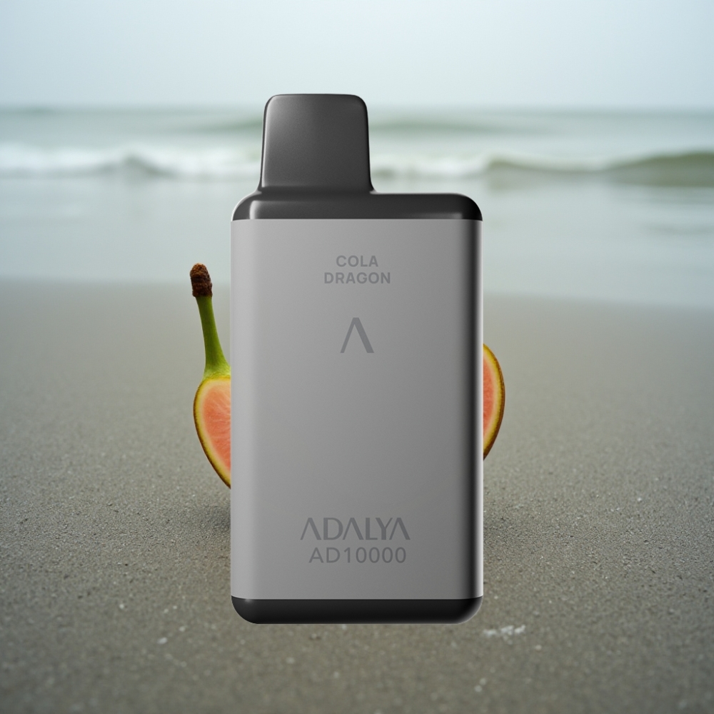 Adalya AD 10000 Puffs Jednorazowy E-papieros Miłość 66 szary kosmiczny 14 ml USB-C