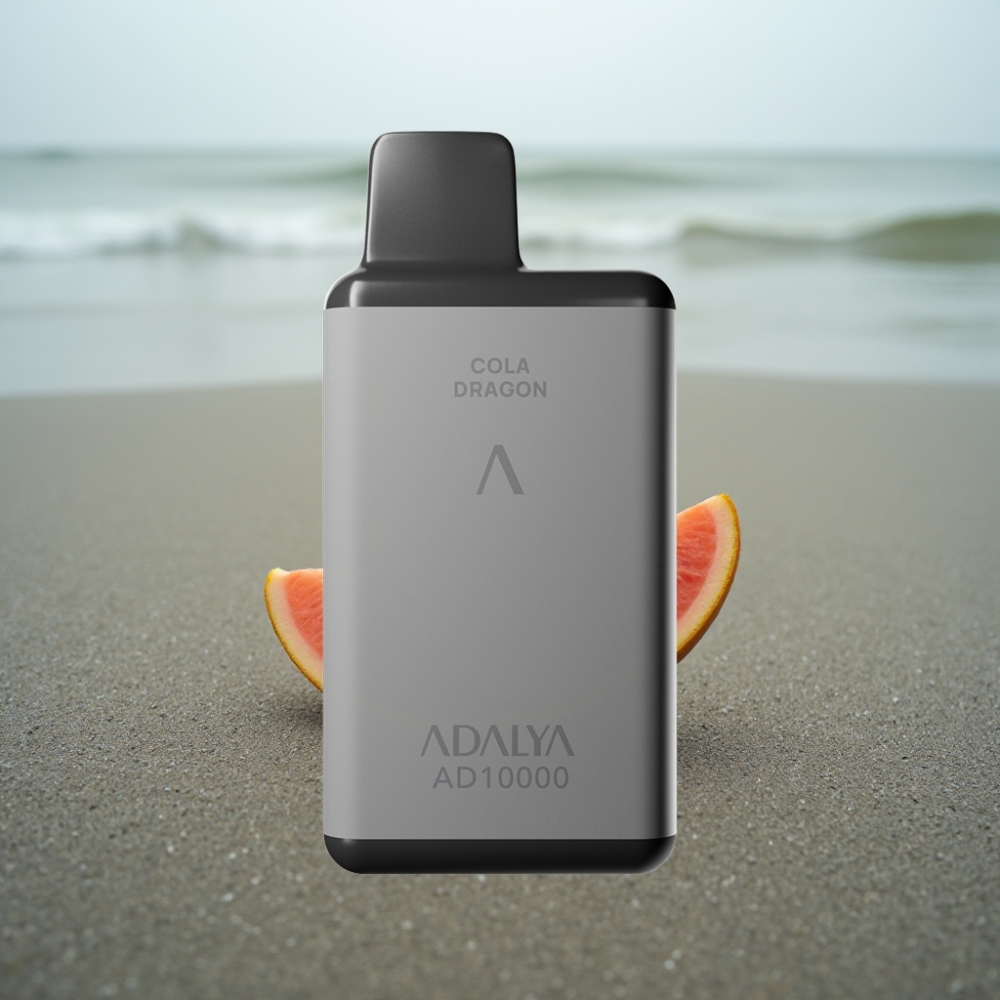 Adalya AD 10000 Puffs Jednorazowy E-papieros Smak Cola Dragon Szary Kosmiczny USB-C