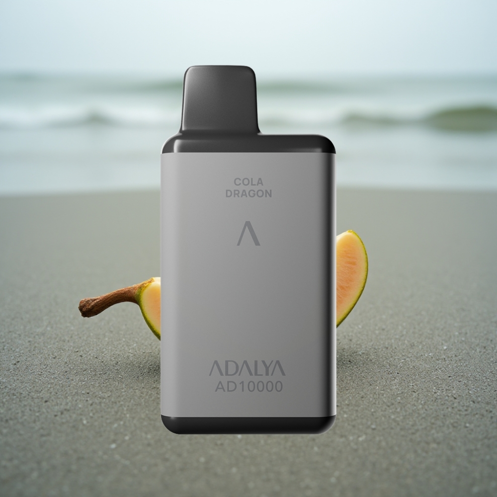 Adalya AD 10000 Puffs Jednorazowy E-papieros Szara Kosmiczna Miętowy Punkt USB-C