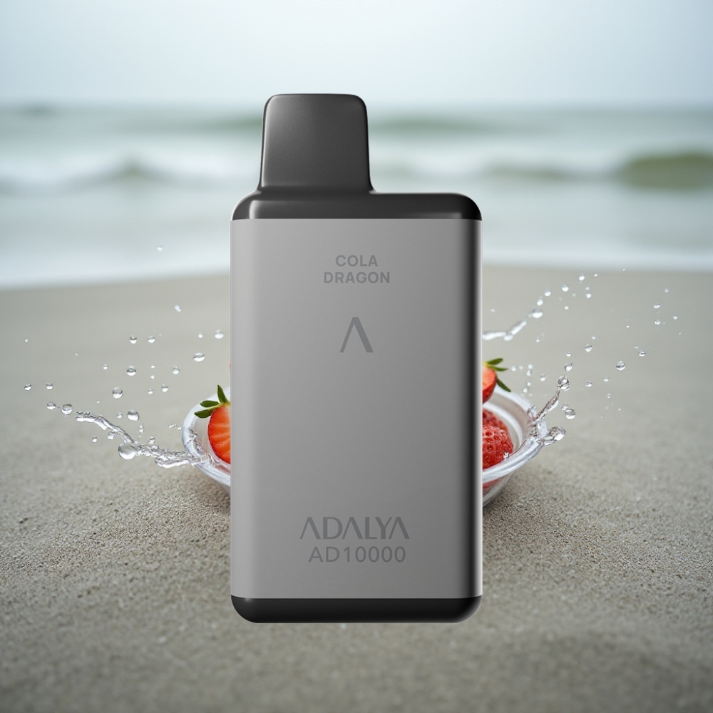 Adalya AD 10000 Puffs Szara Kosmiczna Truskawkowa Mżawka USB-C 14 ml