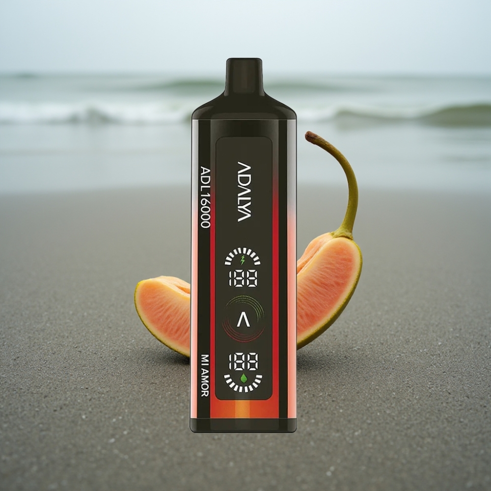 Adalya ADL 16000 PRO Puffs Disposable Vape Mi Amor (Moja Miłość) – 25ml 2 nikotyny USB-C ekran cyfrowy