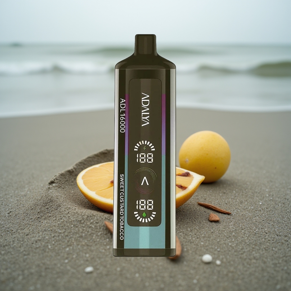 Adalya ADL 16000 PRO Puffs Disposable Vape Stalowa Rura Słodki Kremowy Tytoń