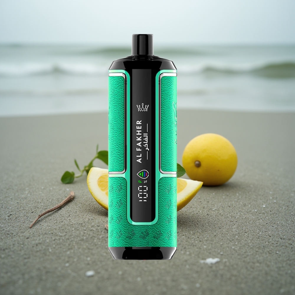 Al Fakher Crown Bar 15K Hypermax DTL 22ml 6mg Lekko Przenośny Lemon Mięta