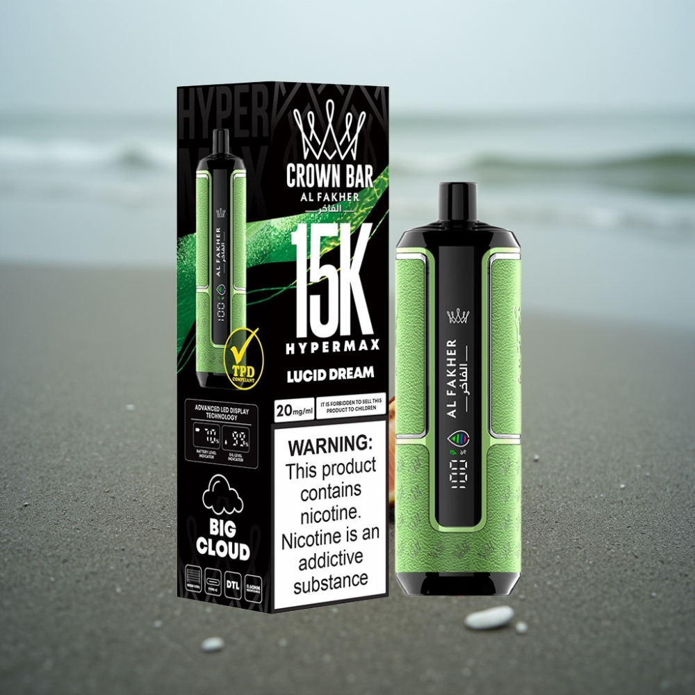 Al Fakher Crown Bar 15K Hypermax DTL 22ml 6mg/ml Senny Marzeń