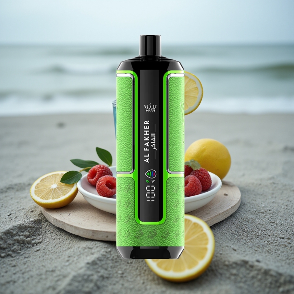 Al Fakher Crown Bar 15K Hypermax DTL Vape 22ml 600mAh Type-C Niebieska Malina Lemoniada