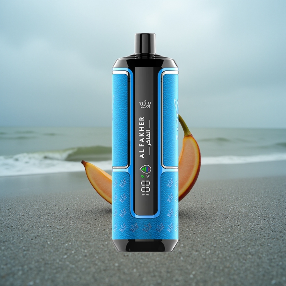 Al Fakher Crown Bar 15K Hypermax Jednorazowy E-papieros Błękitny Ocean 22ml 600mAh Type-C