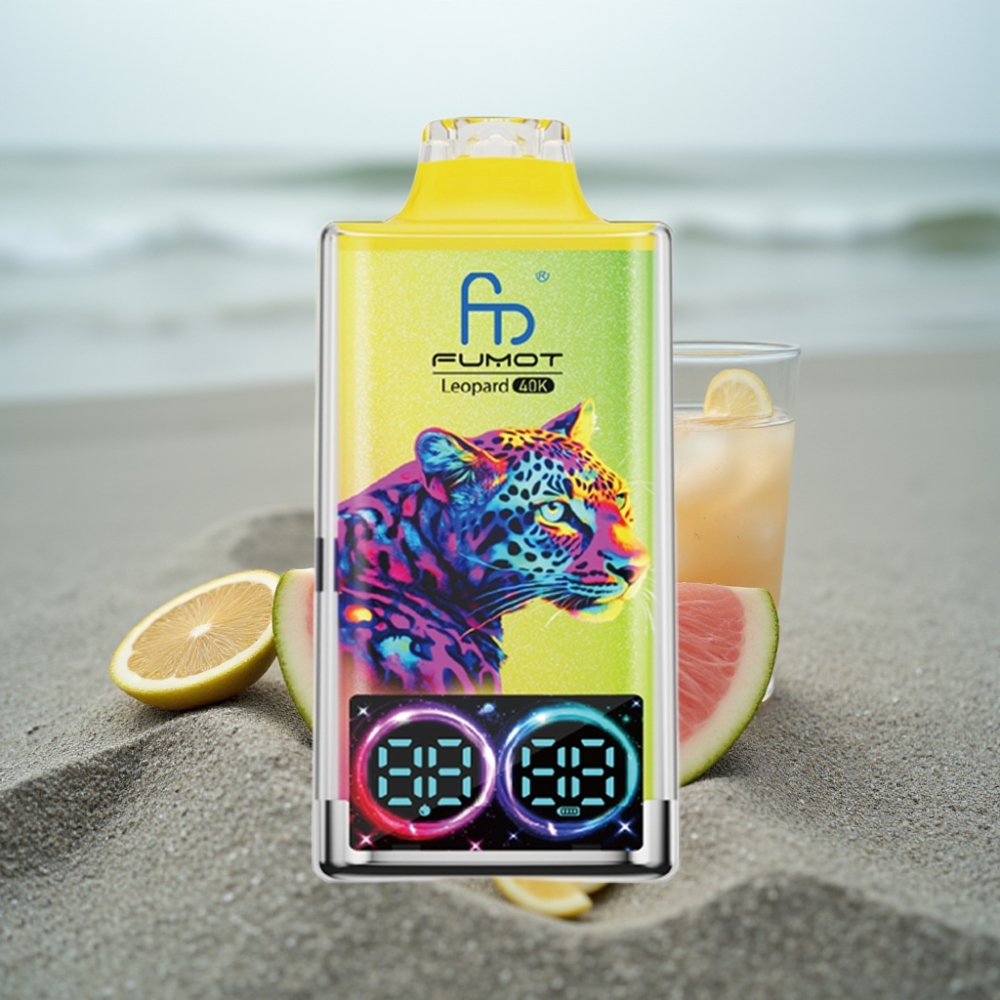 Fumot Leopard 40K Puffs Różowa Lemoniada 5 Nikotyna Dual Mesh Type-C 700mAh
