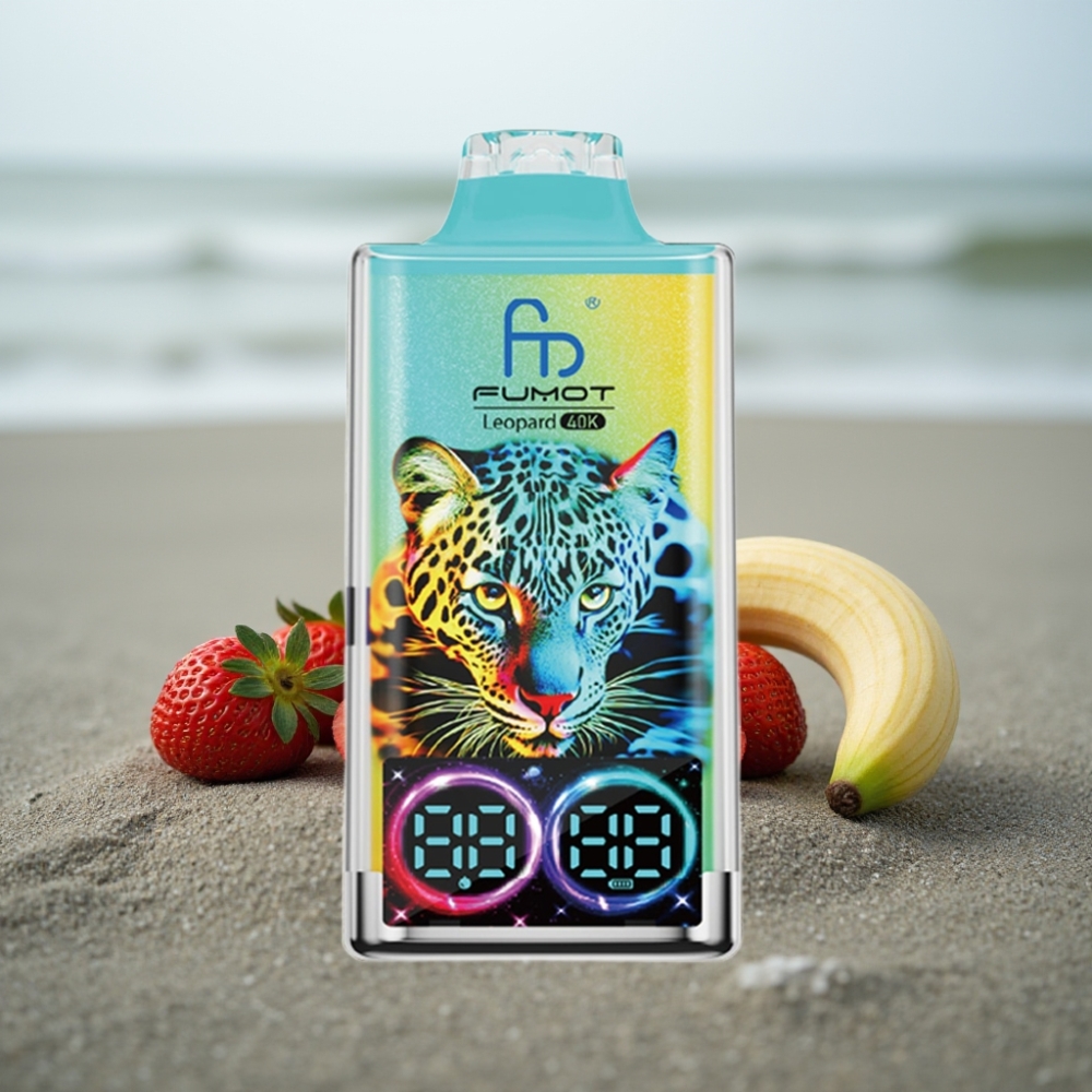 Fumot Leopard 40K Puffs Truskawkowo-Bananowy Dual Mesh 700mAh Type-C
