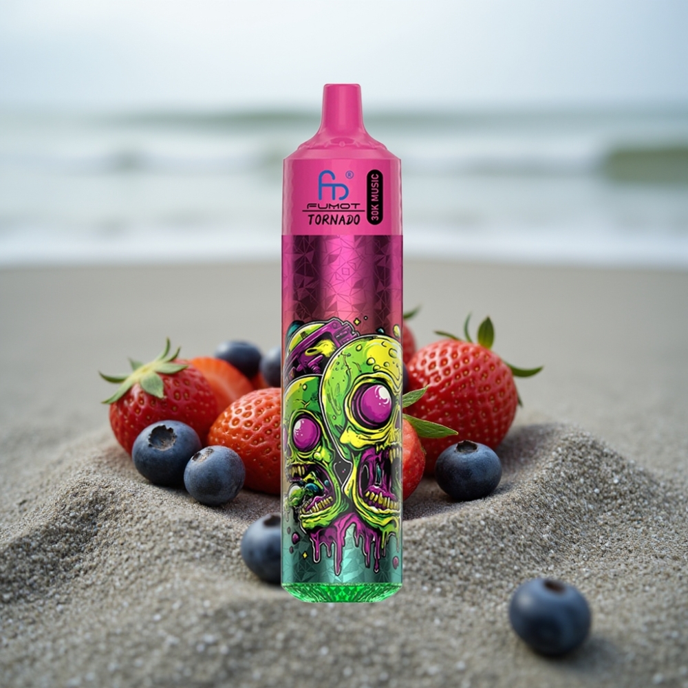 Fumot RandM Tornado 30000 Puffs 30mL Truskawka Borówka 2/5 600mAh LED