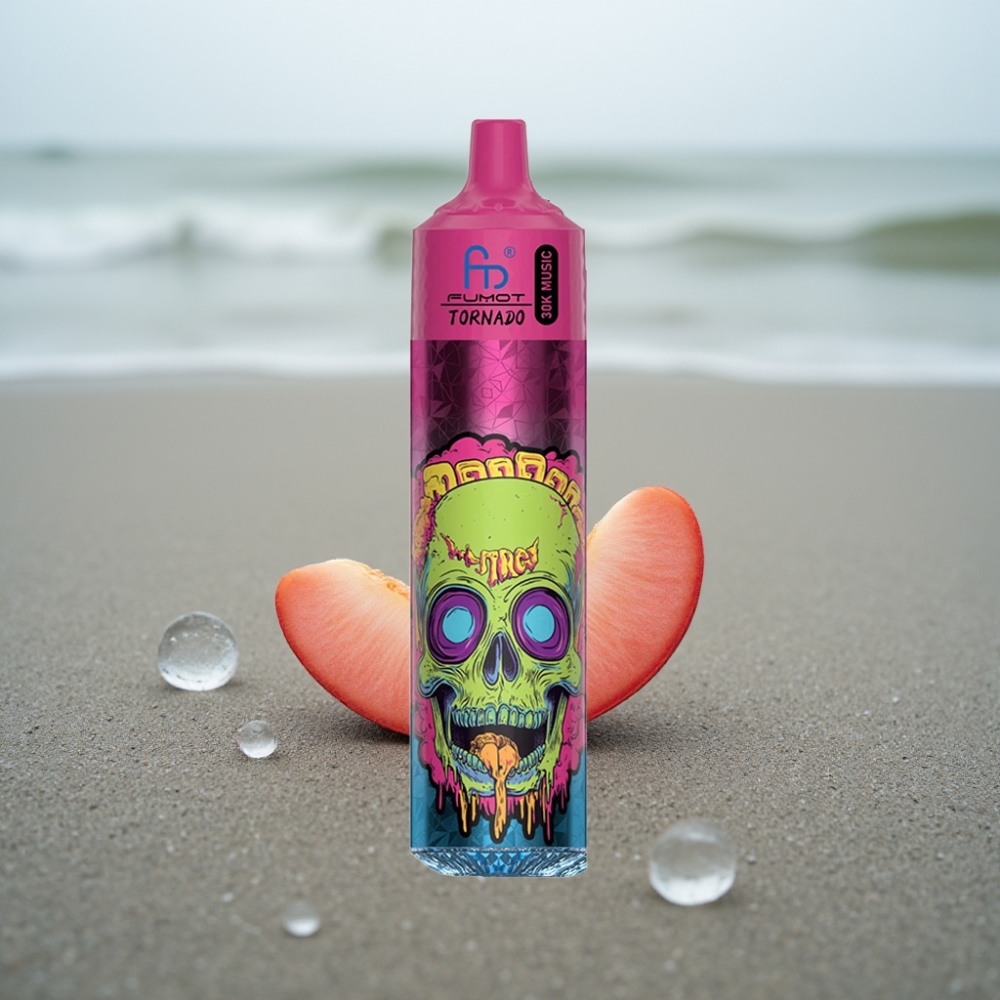 Fumot RandM Tornado 30000 zgrzewek brzoskwiniowy lód 30mL 2/5 600mAh