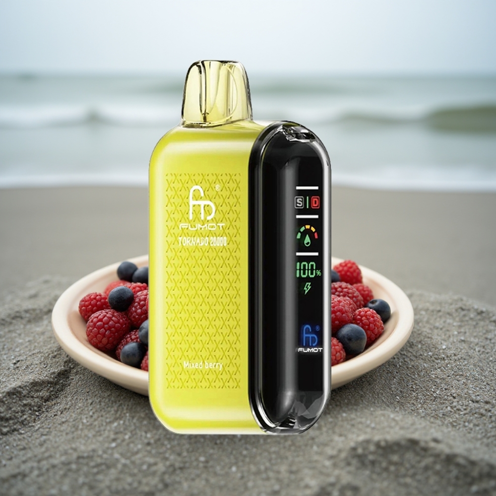 Fumot Tornado 20000 Zaciągnięć Dual Mesh 20ml Mieszane Jagody 850mAh