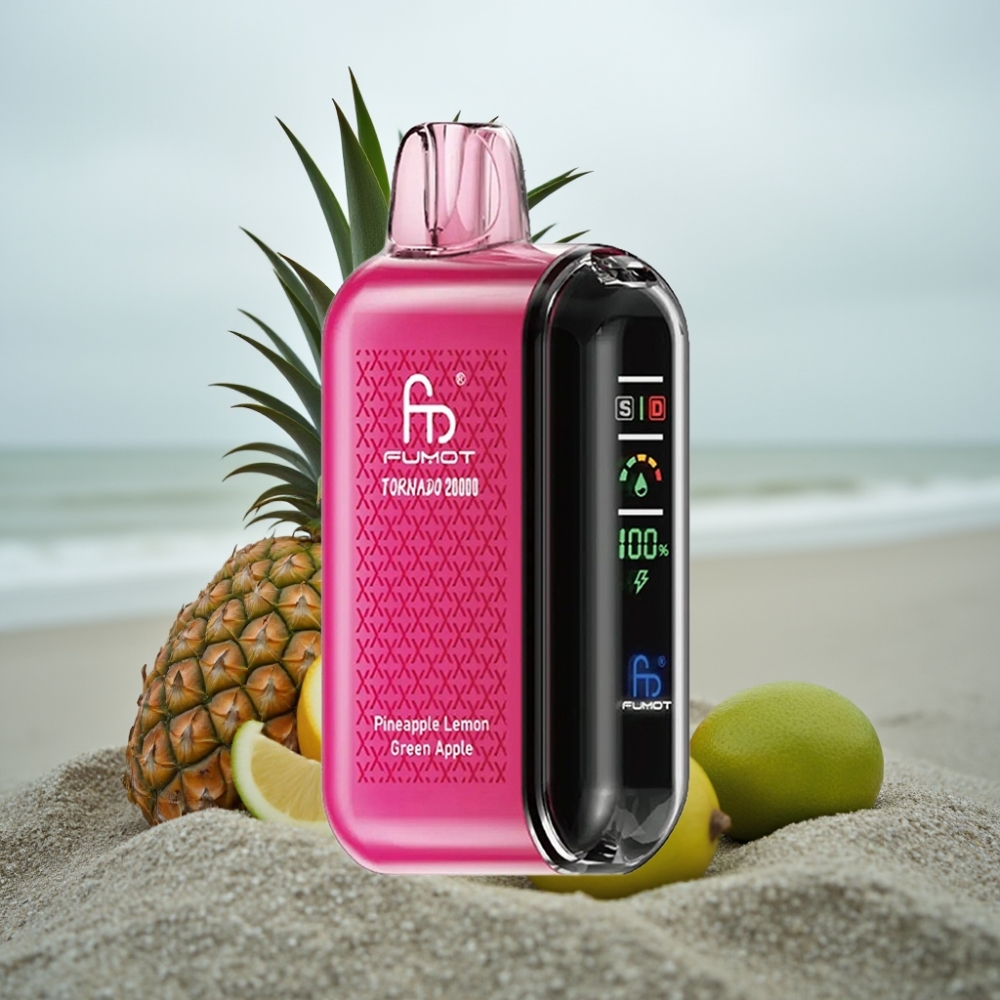 Fumot Tornado 20000 Zaciągów Dual Mesh 20ml 850mAh Ananas Cytryna Zielone Jabłko