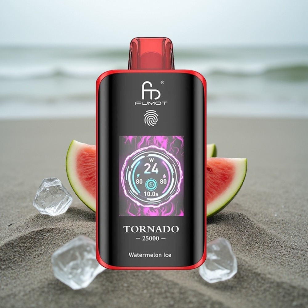Fumot Tornado 25000 Puffs HD Ekran 700mAh 20ml Arbuzowy Lód