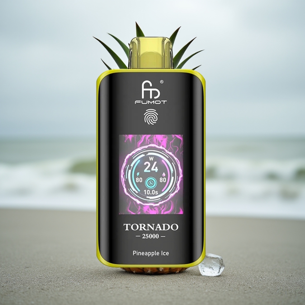 Fumot Tornado 25000 Puffs HD Screen 700mAh 20ml Ananasowy Lód