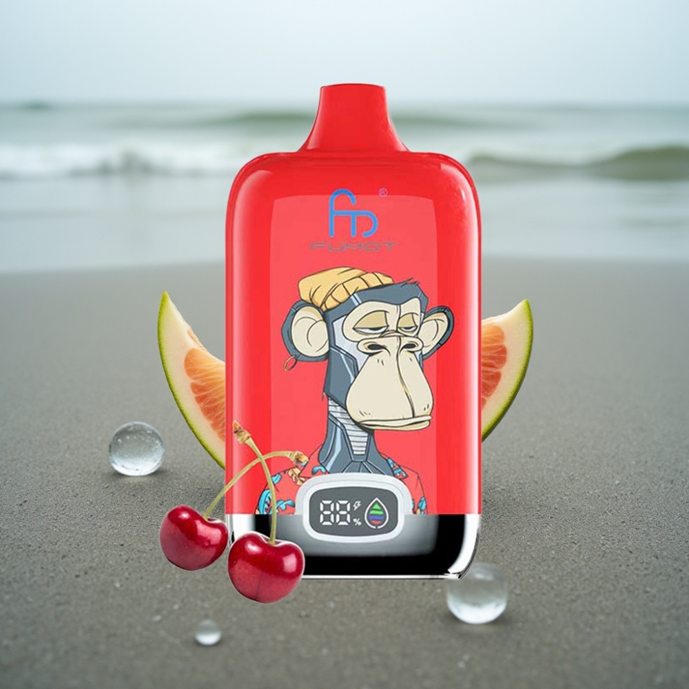 Fumot Tornado Digital Box 12000 Puffs Lodowy Lizak 20ml Typ-C MTL