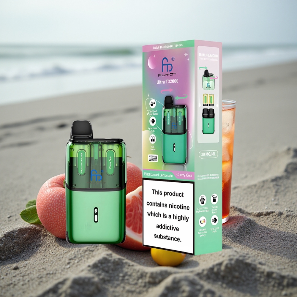 Fumot Ultra T32000 Disposable Vape 32000 Puffów 800mAh Czarna Porzeczka Lemonada - Cola Wiśniowa