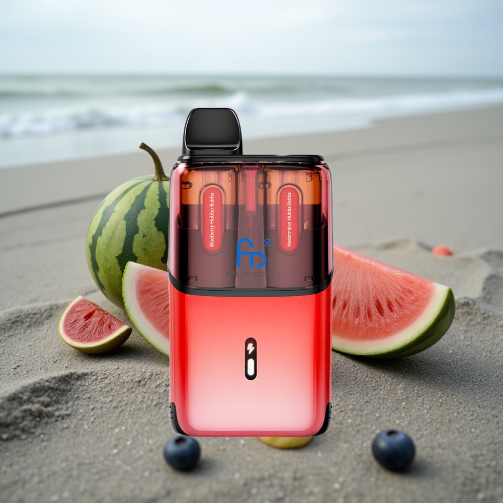 Fumot Ultra T32000 Disposable Vape 32000 Puffów Typ-C 24ml Smak Jagoda Hubba Bubba - Arbuz Hubba Bubba