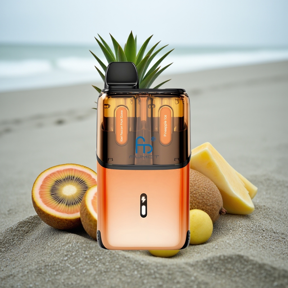 Fumot Ultra T32000 Disposable Vape 32000 ciągów 800mAh Kiwi Marakuja Gujawa - Ananas Lód