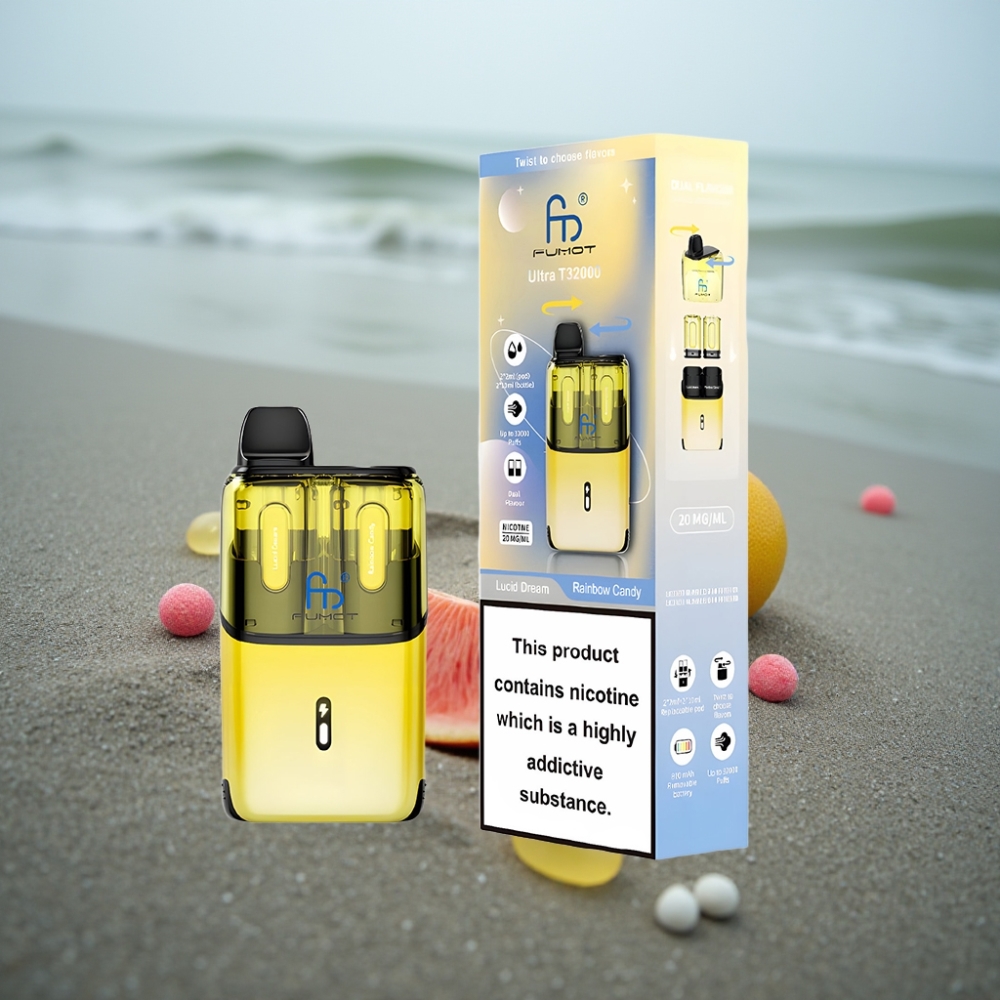 Fumot Ultra T32000 Disposable Vape – Jasny Sen - Tęczowy Cukierek 32000 zaciągnięć 800mAh Type-C 24ml