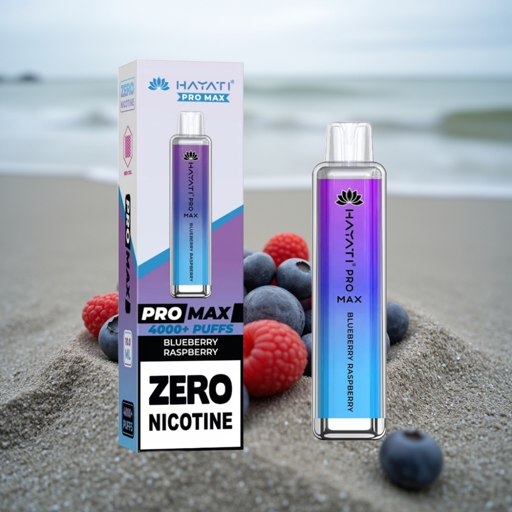 Hayati Pro Max 4000 Puffs Jednorazowy E-papieros Borówka Malina 1400mAh 2ml/10ml Dual 11 Ohm