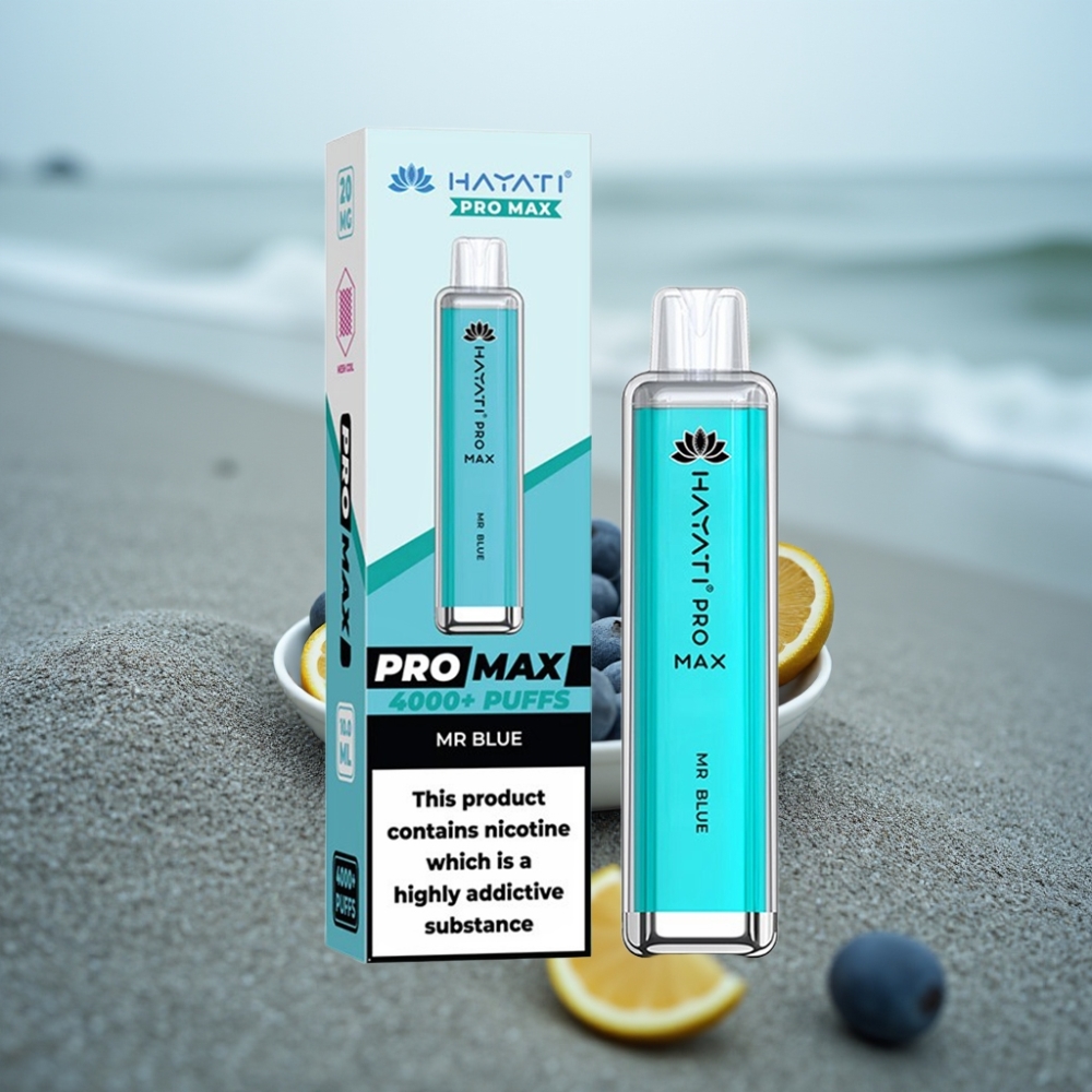 Hayati Pro Max 4000 Puffs Jednorazowy E-papieros Pan Niebieski 5 1400mAh