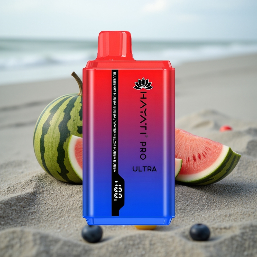 Hayati Pro Ultra 15000 Puffs 2×12ml 2 Jagoda Hubba Bubba Arbuz Hubba Bubba