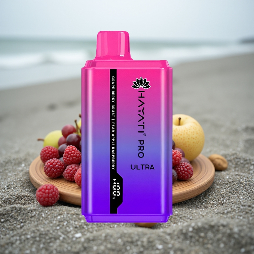 Hayati Pro Ultra 15000 Puffs 850mAh Winogrono Jagoda Gruszka Jabłko Malina