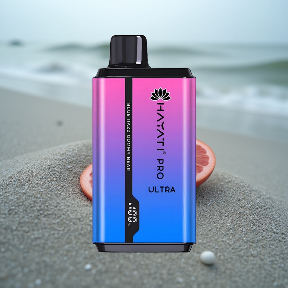 Hayati Pro Ultra 15000 Puffs Blue Razz Żelki Dwóch Smaków 2×12ml 2