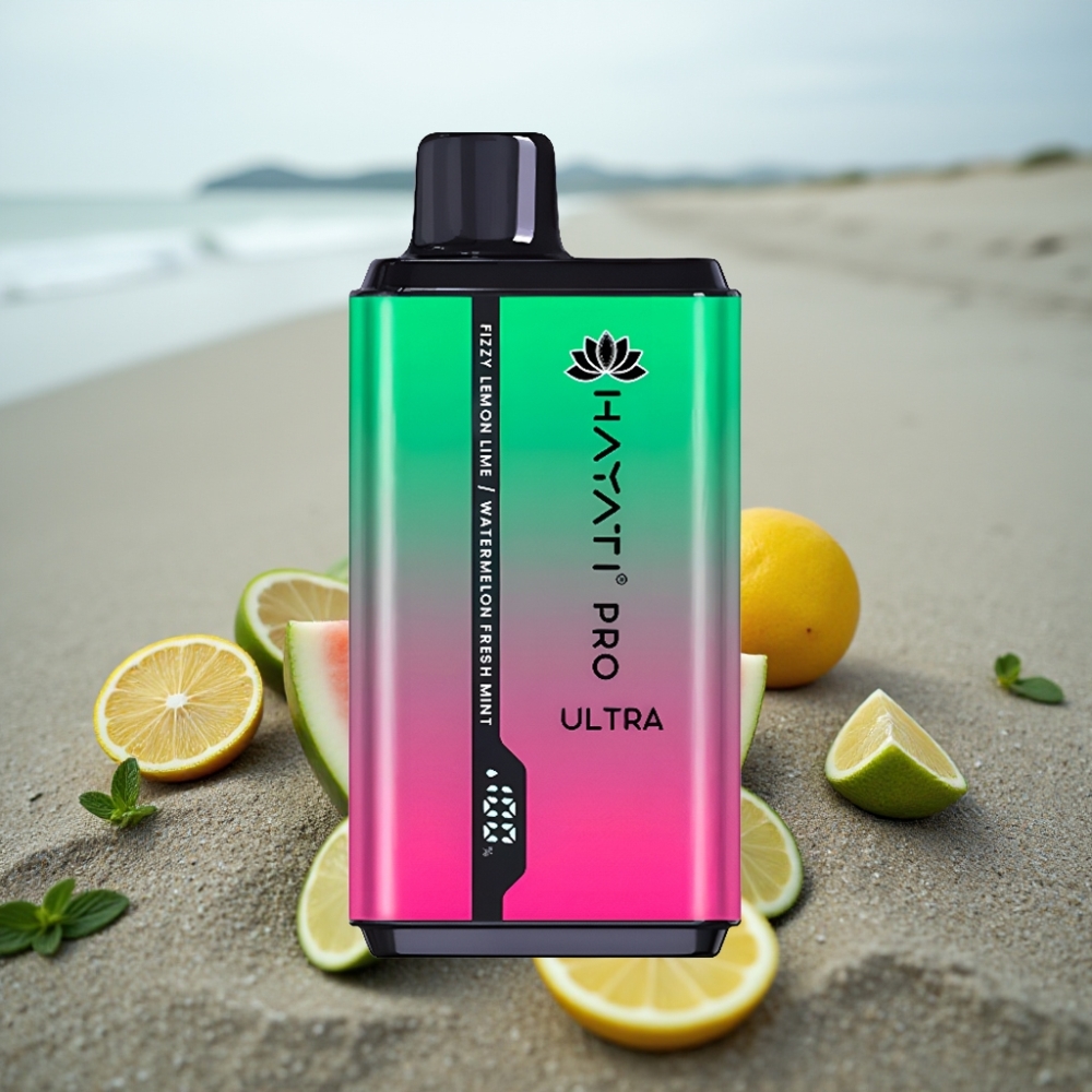 Hayati Pro Ultra 15000 Puffs Cytrusowa Limonka  Arbuzowa Mięta 2×12ml 2