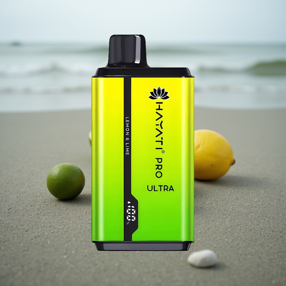 Hayati Pro Ultra 15000 Puffs Disposable Vape Cytryna  Lime 850mAh 2×12ml 2