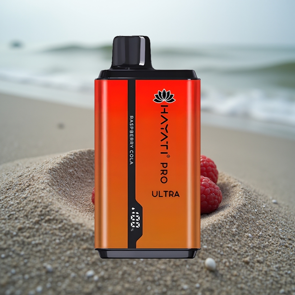 Hayati Pro Ultra 15000 Puffs Disposable Vape Malinowa Cola 850mAh 2×12ml 2
