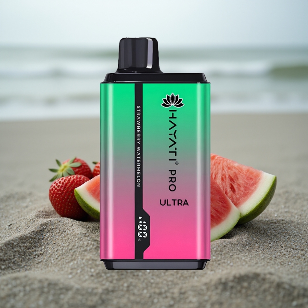 Hayati Pro Ultra 15000 Puffs E-papieros Jednorazowy Truskawka Arbuz 850mAh 2×12ml 2