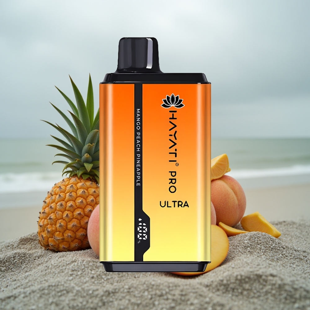 Hayati Pro Ultra 15000 Puffs Mango Brzoskwinia Ananas (850mAh 2×12ml 2)