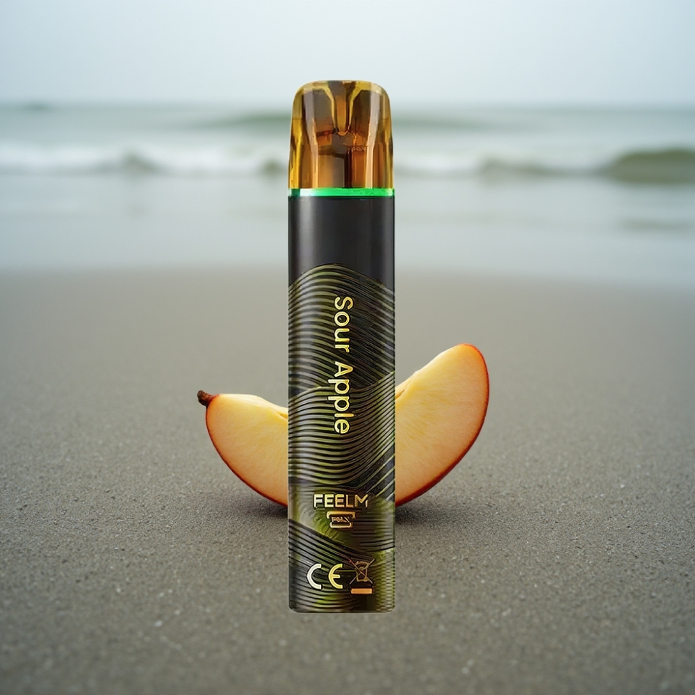 JNR BlackGolden 800 Puffs Disposable Vape 550mAh 2ml TPD Kwaśne Jabłko 2 Nikotyna