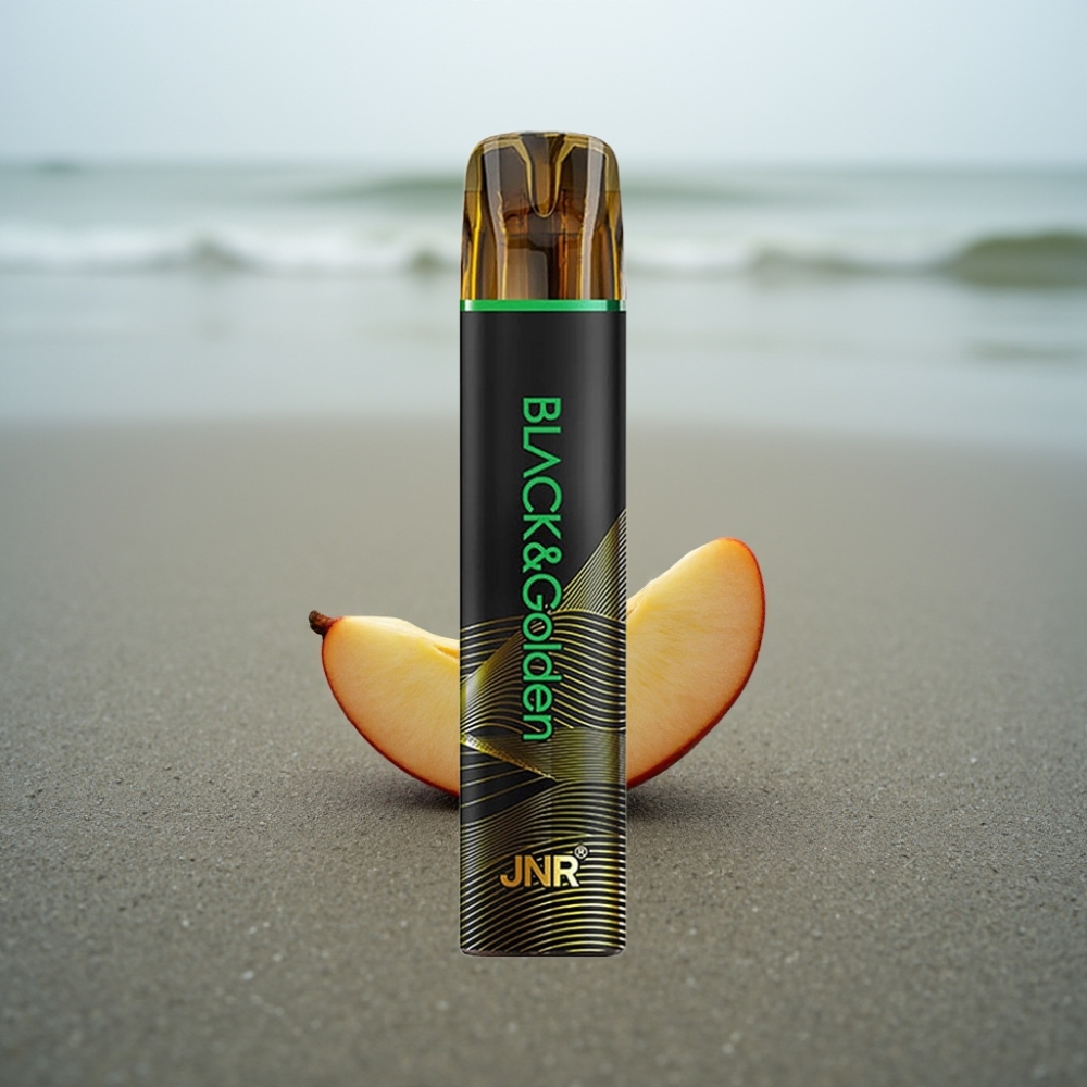 JNR BlackGolden 800 Puffs Disposable Vape 550mAh 2ml TPD Kwaśne Jabłko 2 Nikotyna