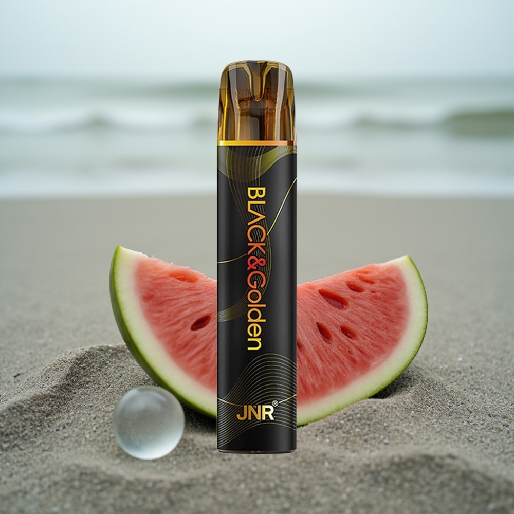 JNR BlackGolden 800 Puffs Disposable Vape Arbuzowa Guma Balonowa 550mAh 2ml TPD