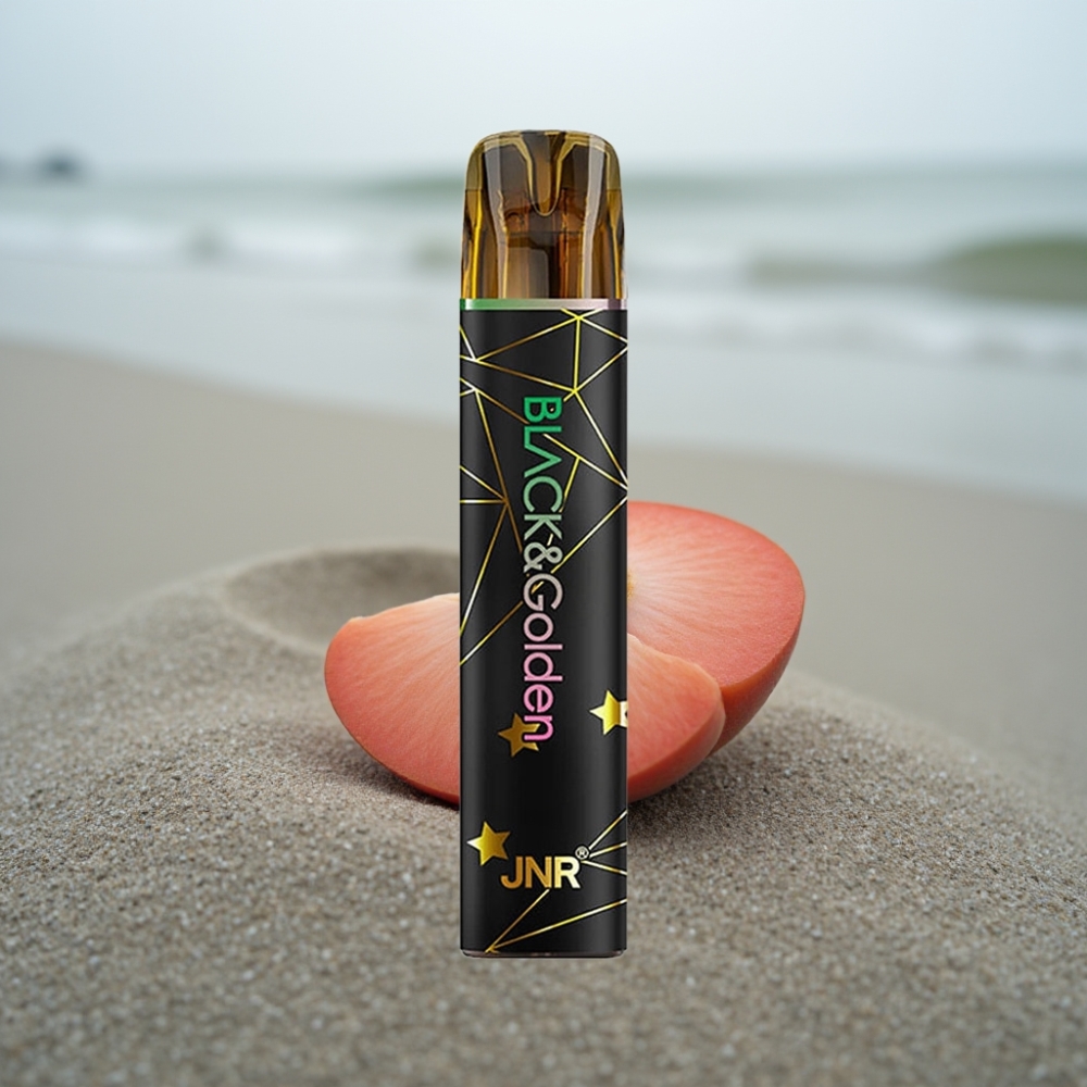 JNR BlackGolden 800 Puffs Disposable Vape Owocowa Brzoskwinia 550mAh 2ml TPD