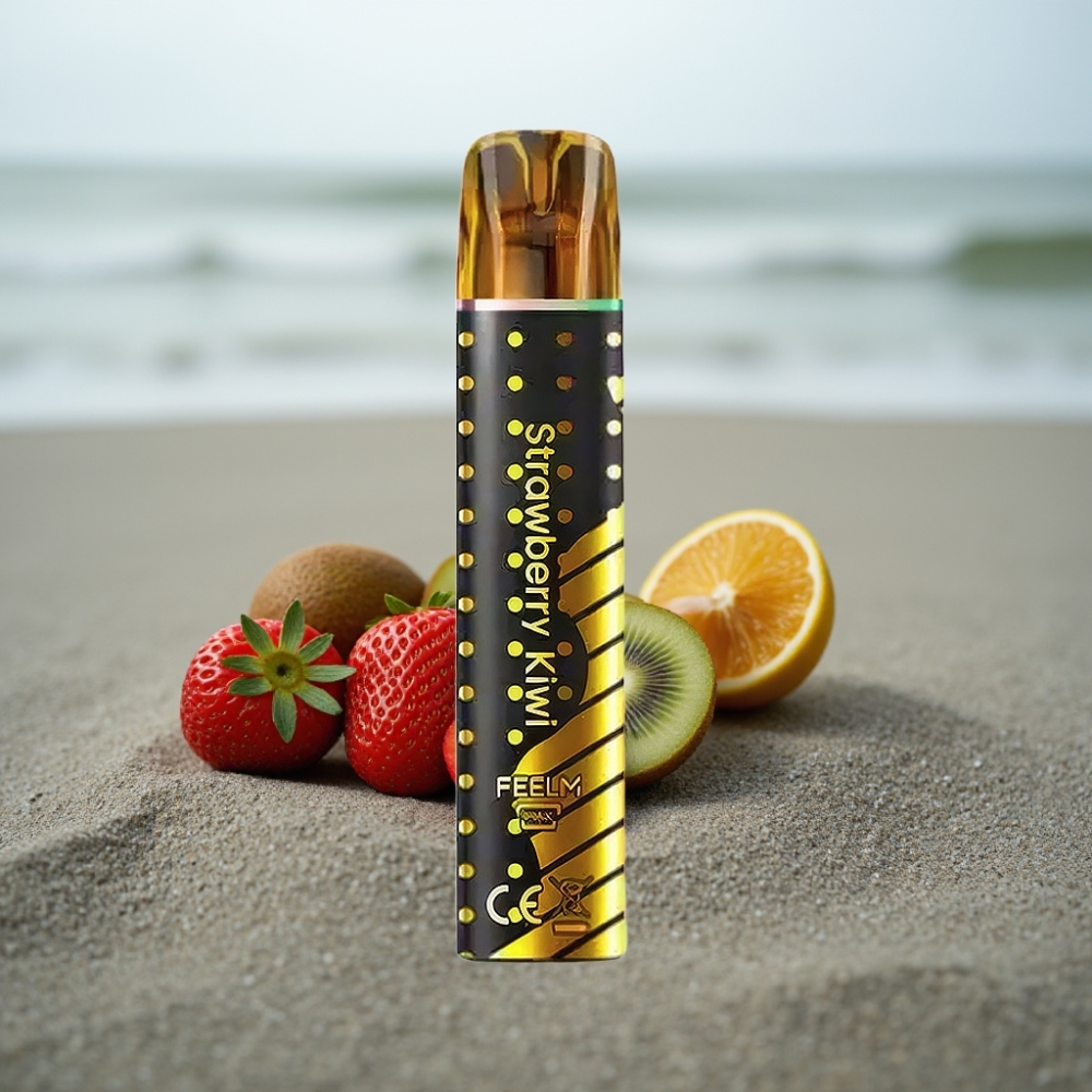 JNR BlackGolden 800 Puffs Disposable Vape Truskawka Kiwi 550mAh 2ml TPD