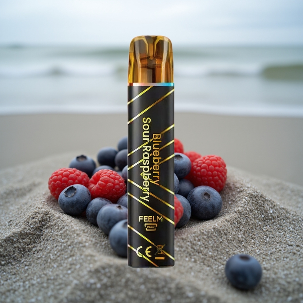 JNR BlackGolden 800 Puffs Jednorazowy E-papieros Jagoda-Kwaśna Malina 550mAh 2ml TPD 2 Nikotyny
