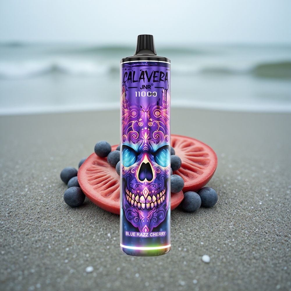 JNR Calavera 11000 Pory Jednorazowy E-papieros Niebieska Malina Wiśnia Typ-C 850mAh 21ml
