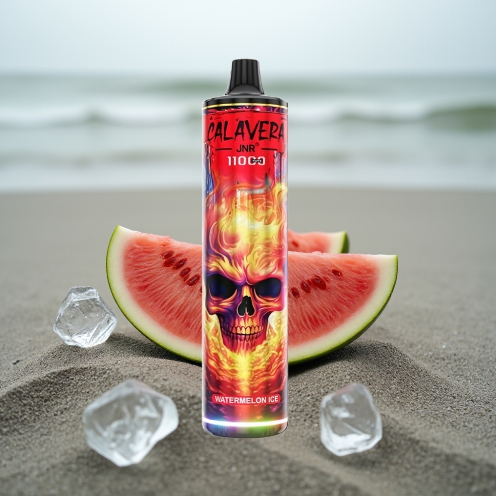 JNR Calavera 11000 Puffs Disposable Vape Arbuzowy Lód Typ-C 850mAh 21ml