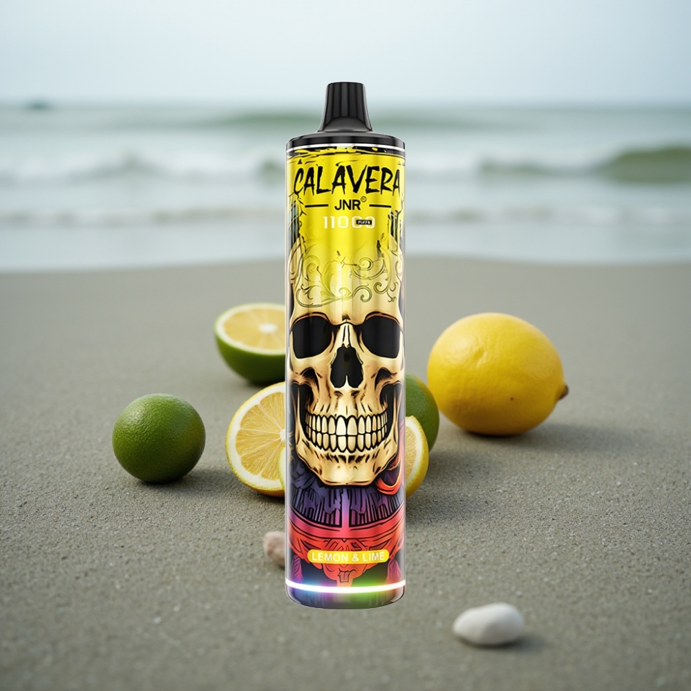 JNR Calavera 11000 Puffs Disposable Vape Cytryna  Limonka Typ-C 850 mAh 21ml 10ohm