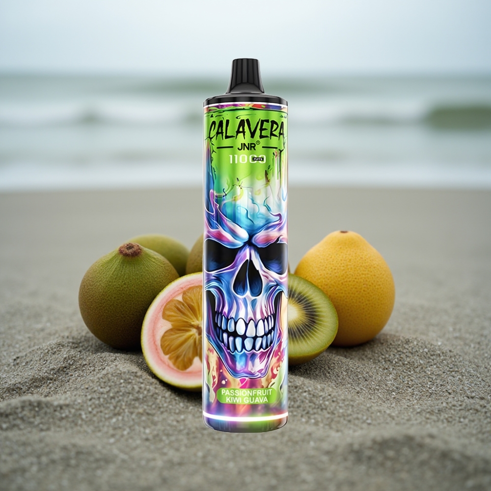 JNR Calavera 11000 Puffs Disposable Vape Marakuja Kiwi Guawa Typ-C 850mAh 21ml
