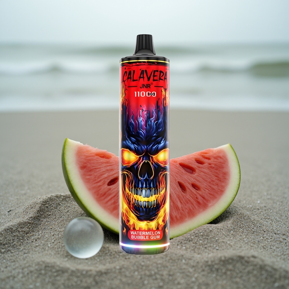 JNR Calavera 11000 Puffs Watermelonowa Guma Balonowa Typ-C 850mAh 21ml 10ohm