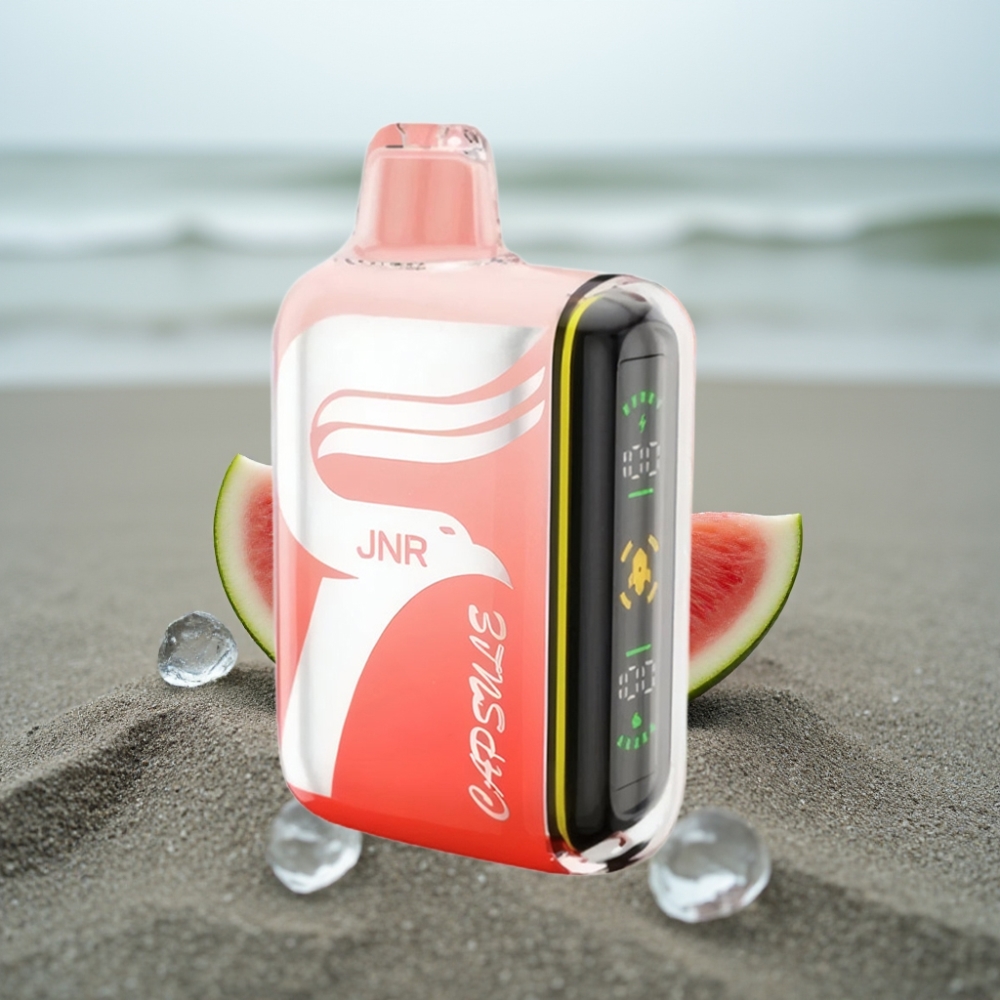 JNR Capsule 15000 Puffs Disposable Vape Arbuz Brazz Lód 850mAh 20ml Dual Mesh LED