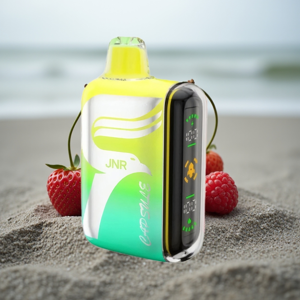 JNR Capsule 15000 Puffs Dual Mesh Coil Smart LED Truskawka Malina Wiśnia