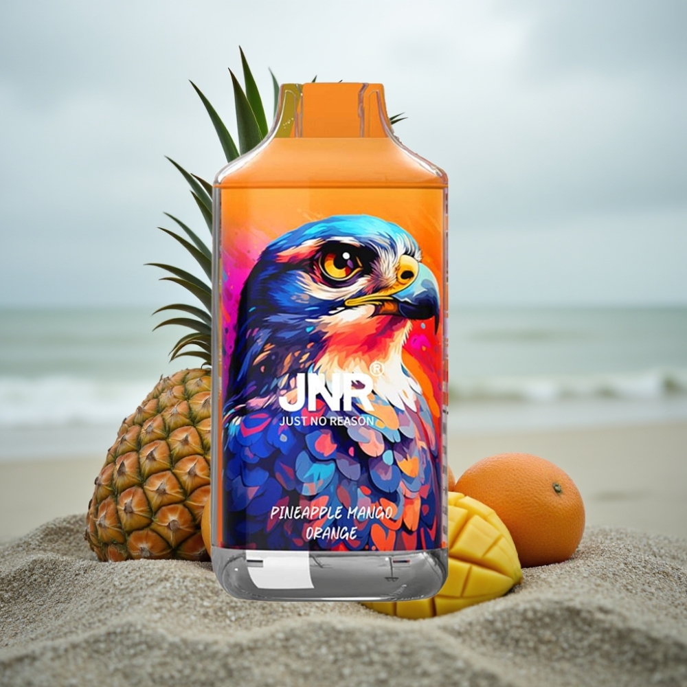 JNR Falcon 16000 Puffs Disposable Vape Ananas Mango Pomarańcza 850mAh 22ml Dual Mesh Coil