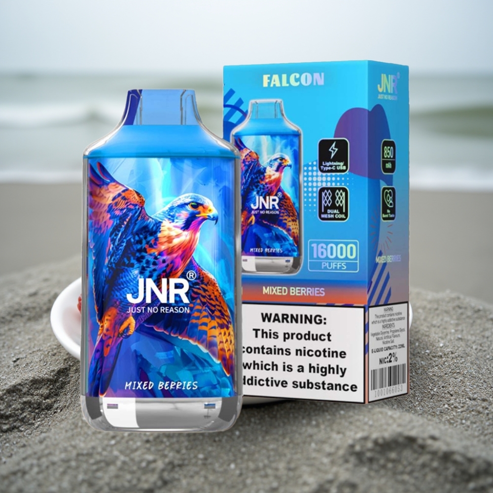 JNR Falcon 16000 Puffs Dual Mesh Coil 22ml Mieszane Jagody