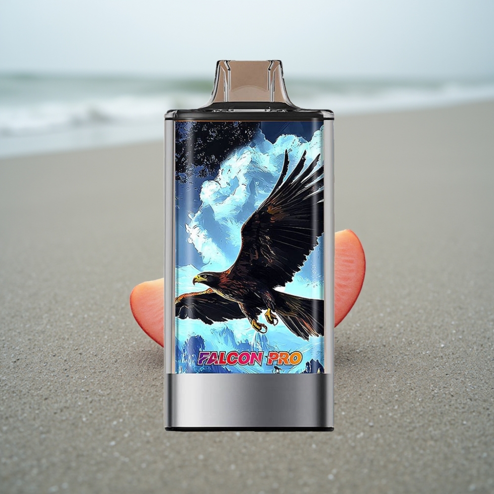 JNR Falcon Pro 28000 30ml Biała Brzoskwinia Razz Smart Display Dual Mesh USB-C